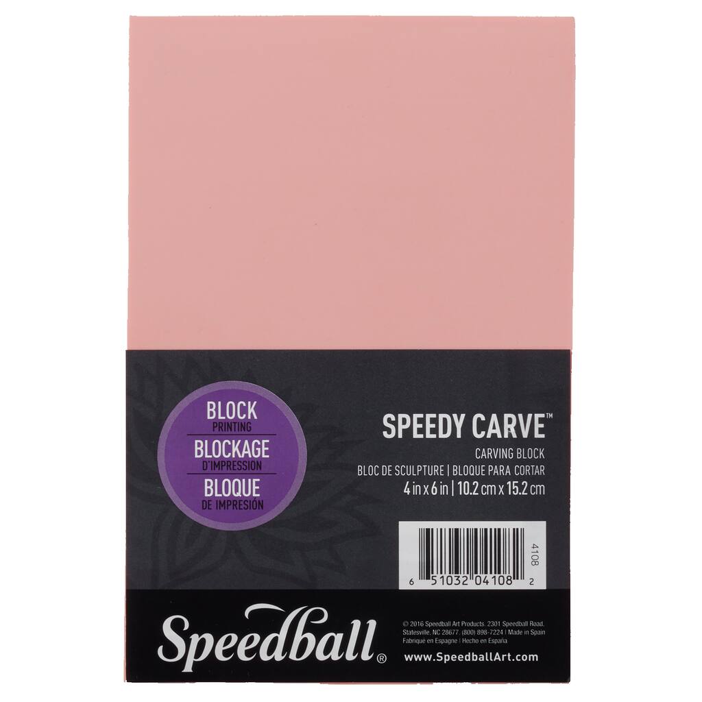 Speedball Speedy Carve Block 4 X 6 Speedball Speedy Carve Block 4 X 6